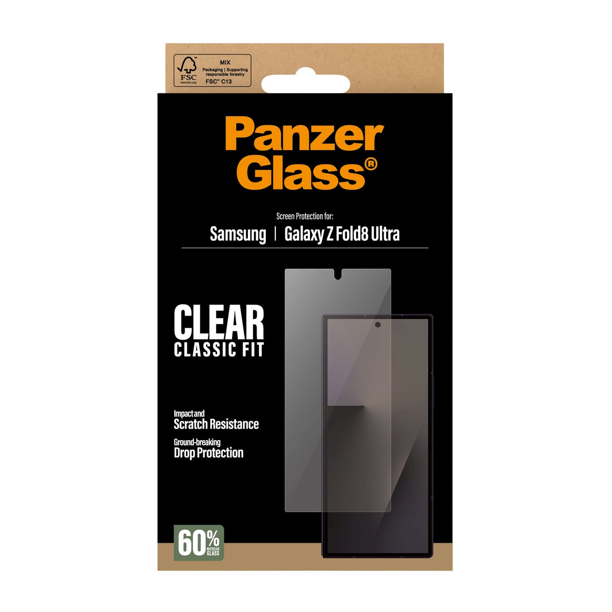 Samsung Galaxy Z Fold8 Ultra PanzerGlass® Screen Protector - Transparent