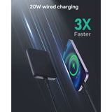 Aukey MagFusion 6,700mAh Powerbank with Wireless Charging & Stand Function - MagSafe / Qi2 Compatible - Black