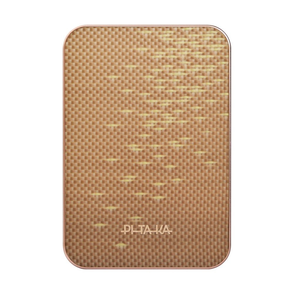 PITAKA Qi2 Aramid Fiber PowerBank 10.000 mAh – MagSafe Compatible – Golden Glint