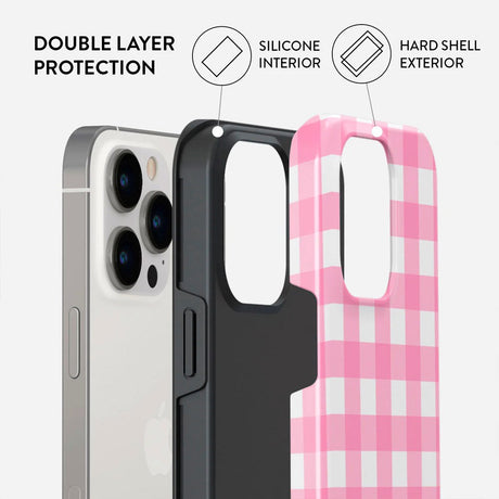 Burga iPhone 13 Pro Tough Fashion Case - Thin Pink