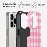 Burga iPhone 14 Pro Tough Fashion Case - Think Pink