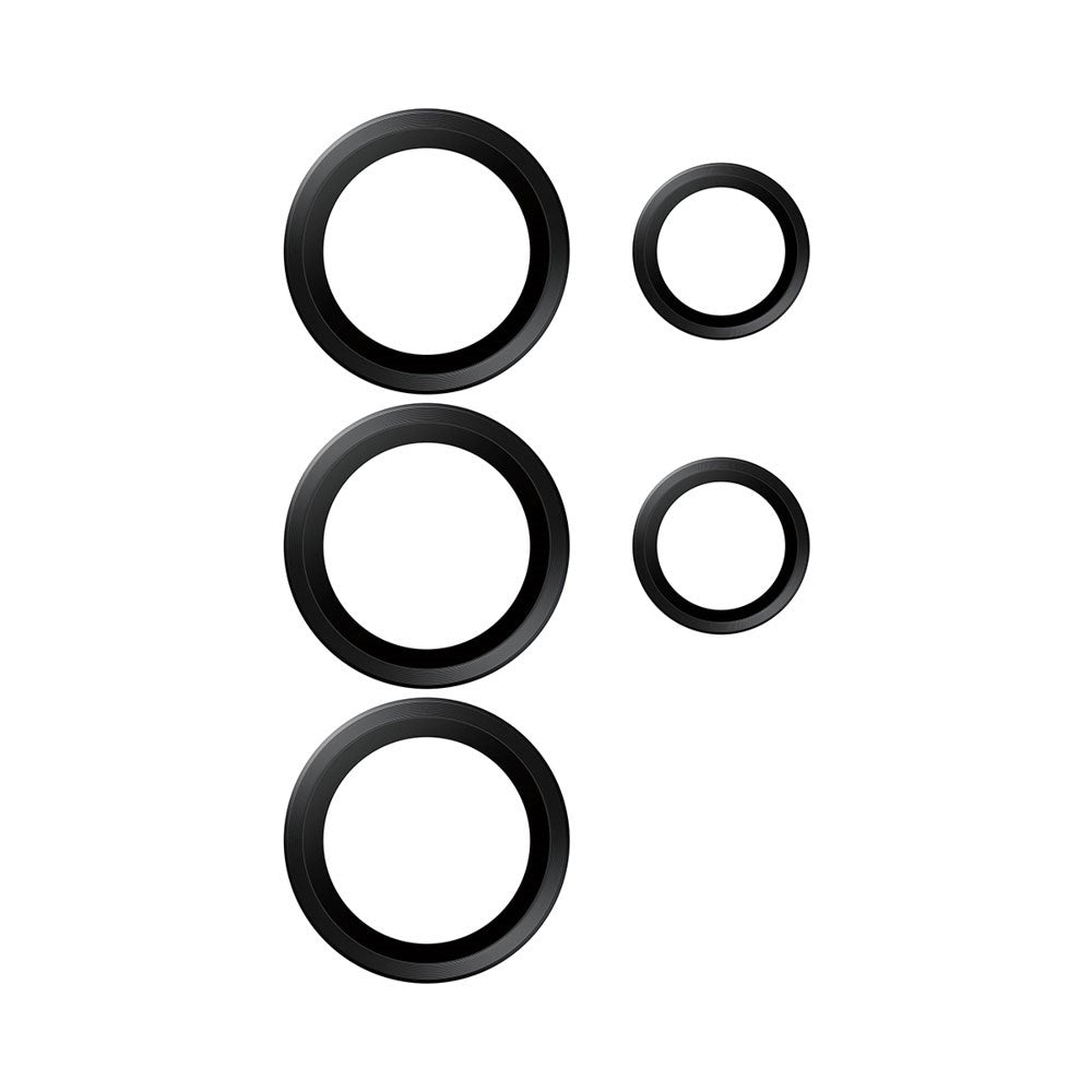 Samsung Galaxy S26 Ultra PanzerGlass Ceramic Hoops Camera Lens Protection with Installation Frame - Black