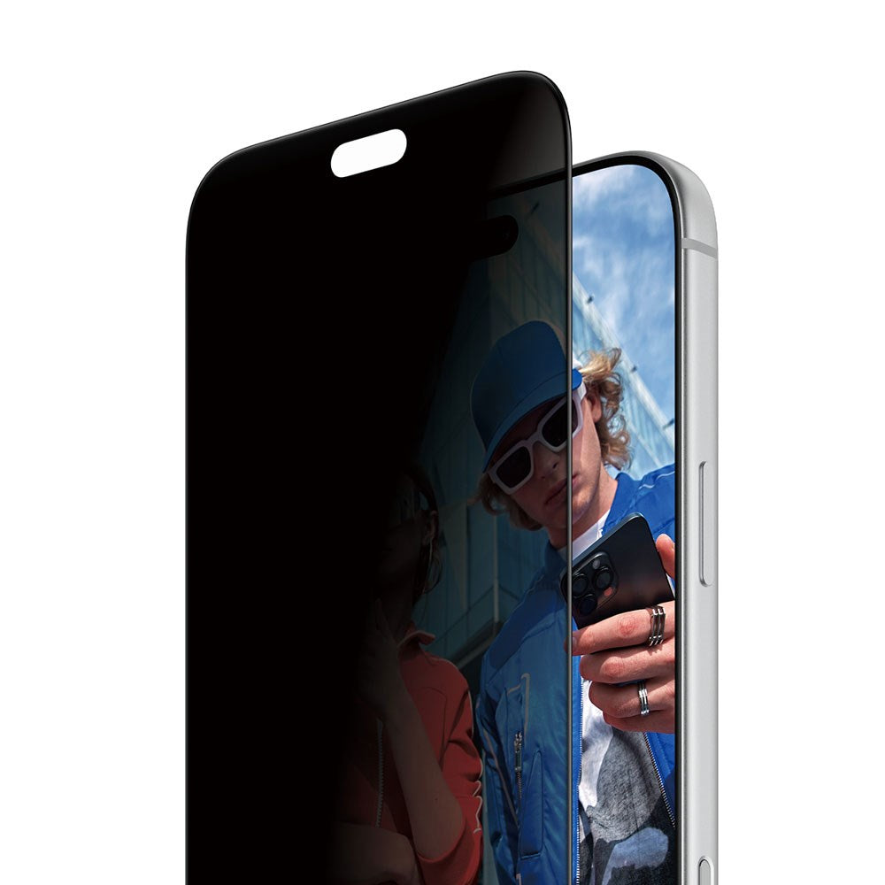 iPhone 18 Pro Max PanzerGlass Ultra Wide Fit Screen Protector Glass with FastFit In-A-Box - Privacy - Transparent