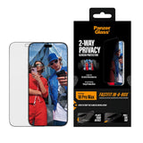 iPhone 18 Pro Max PanzerGlass Ultra Wide Fit Screen Protector Glass with FastFit In-A-Box - Privacy - Transparent
