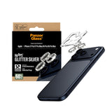 PanzerGlass iPhone 17 Pro / 17 Pro Max / 16 Pro / 16 Pro Max Hoops Camera Lens Protection with Installation Frame - Glitter Silver