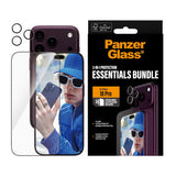 iPhone 18 Pro PanzerGlass Essentials 2-in-1 Bundle with EasyAligner / Screen Protection (UWF) / Hoops Camera Protection - Transparent