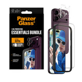 iPhone 18 Pro PanzerGlass Essentials 2-in-1 Bundle with EasyAligner / Screen Protection (UWF) / Hoops Camera Protection - Transparent