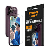iPhone 18 Pro PanzerGlass Essentials 2-in-1 Bundle with EasyAligner / Screen Protection (UWF) / Hoops Camera Protection - Transparent