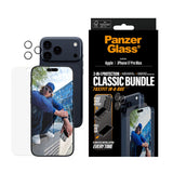 PanzerGlass iPhone 17 Pro Max 2-in-1 Classic Bundle - Screen Protector + Camera Lens Protector - Transparent