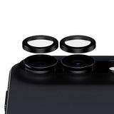iPhone Duo PanzerGlass Ceramic Hoops Camera Lens Protection with Installation Frame - Black