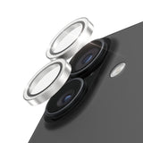 PanzerGlass iPhone 17 / 16 / 16 Plus  Hoops Camera Lens Protection with Installation Frame - Glitter Silver