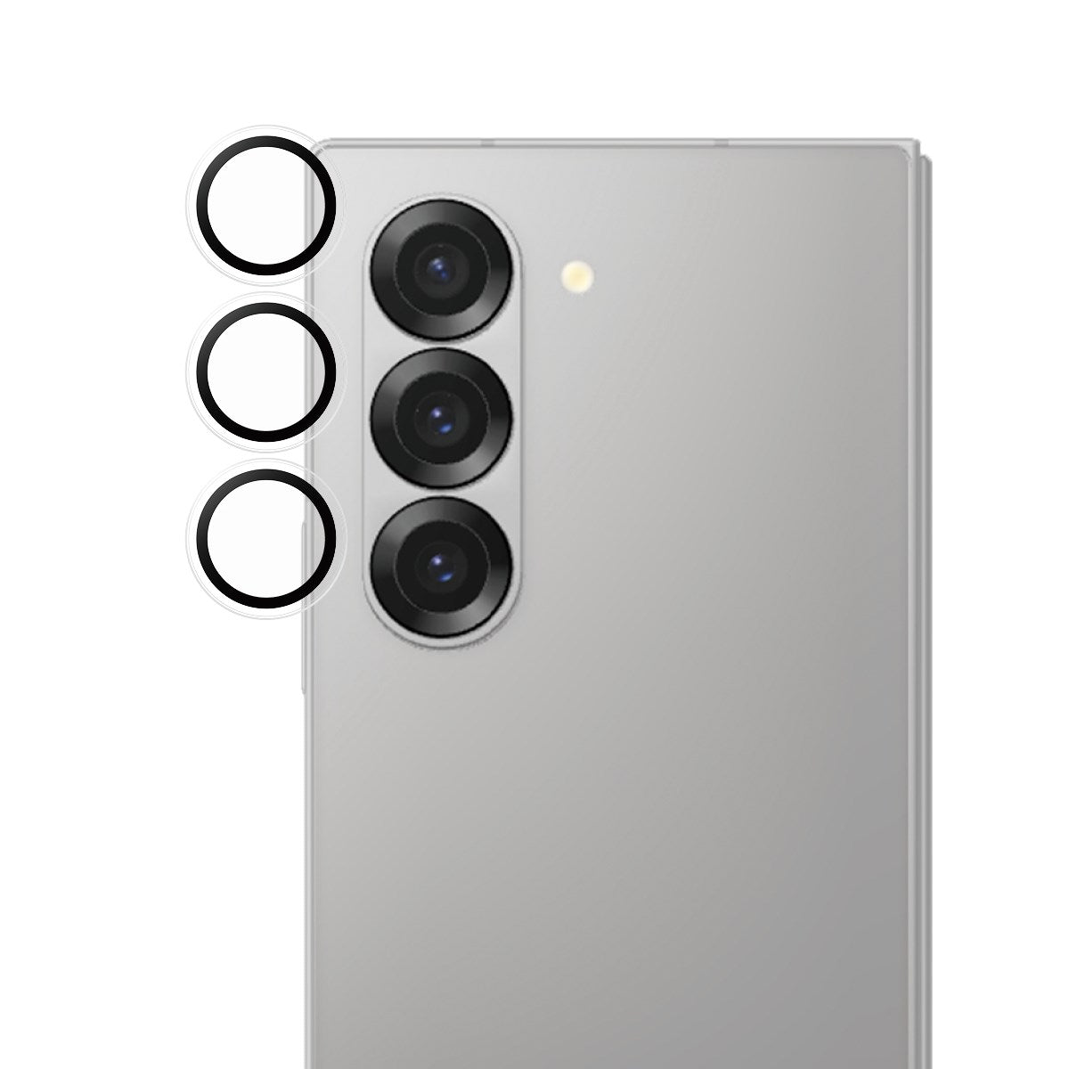 Samsung Galaxy Z Fold7 PanzerGlass Hoops Camera Lens Protector - Transparent