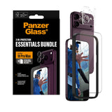 iPhone 18 Pro Max PanzerGlass Essentials 2-in-1 Bundle with EasyAligner / Screen Protection (UWF) / Hoops Camera Protection - Transparent