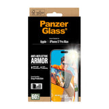 PanzerGlass iPhone 17 Pro Max Ultra Wide Fit Screen Protector with EasyAligner - Anti-Reflective - Transparent