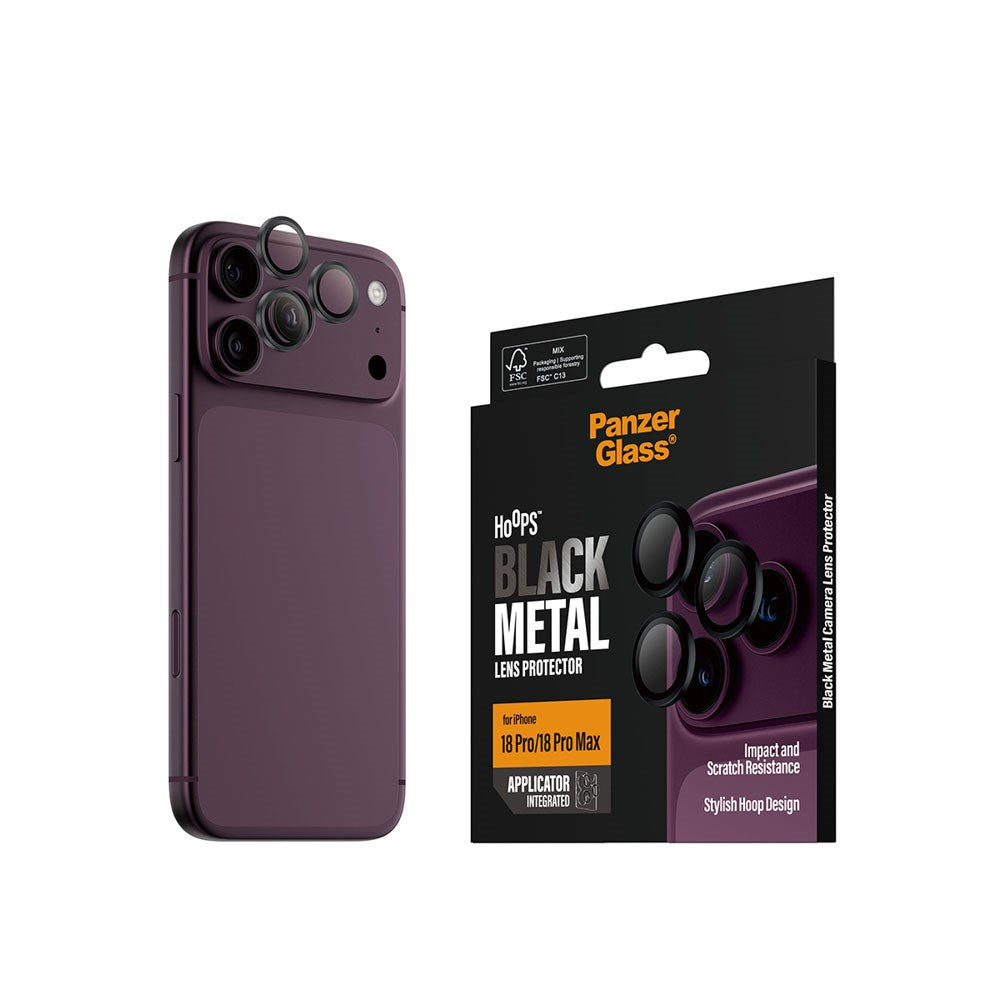 iPhone 18 Pro / Pro Max PanzerGlass Hoops - Camera Protection - Black