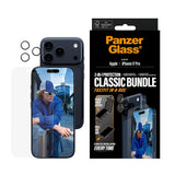 PanzerGlass iPhone 17 Pro 2-in-1 Classic Bundle - Screen Protector + Camera Lens Protector - Transparent