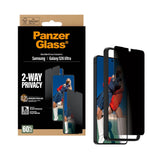 Samsung Galaxy S26 Ultra PanzerGlass 2-Way Privacy Screen Protection with EasyAligner - Transparent