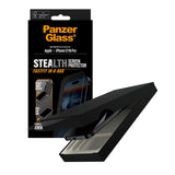 PanzerGlass iPhone 17 / 16 Pro Stealth Screen Protection - Ultra-Wide Fit - Transparent / Black Edge