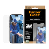 PanzerGlass iPhone 17 Pro Screen Protector Glass with EasyAligner - Classic Fit - Transparent