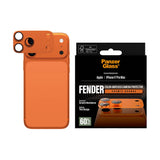 iPhone 17 Pro Max PanzerGlass FENDER Camera Lens Protection - Cosmic Orange