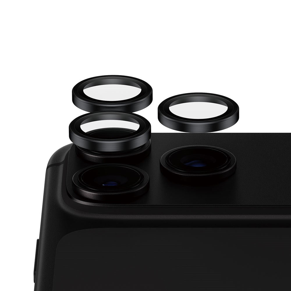 iPhone 18 Pro / Pro Max PanzerGlass Ceramic Hoops Camera Lens Protection with Installation Frame - Black