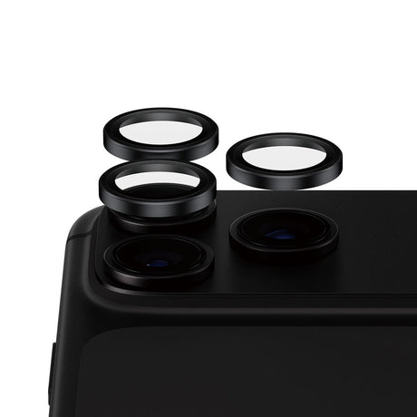 iPhone 18 Pro / Pro Max PanzerGlass Ceramic Hoops Camera Lens Protection with Installation Frame - Black