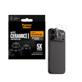 iPhone 18 Pro / Pro Max PanzerGlass Ceramic Hoops Camera Lens Protection with Installation Frame - Black