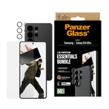 Samsung Galaxy S26 Ultra PanzerGlass Hoops 2-in-1 Bundle with EasyAligner / Screen Protection (UWF) / Hoops Camera Protection - Transparent