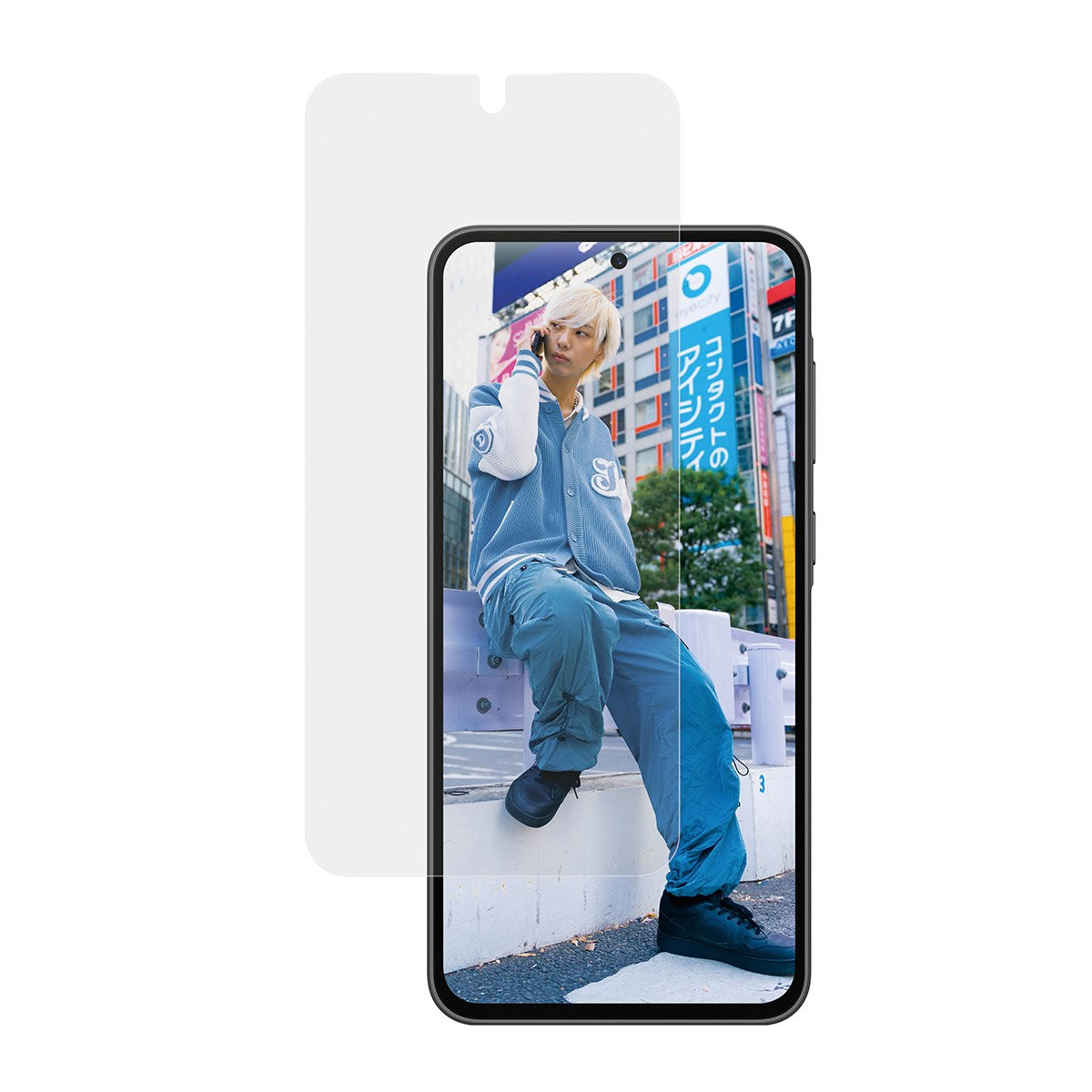 Samsung Galaxy A37 PanzerGlass Screen Protector Glass - Ultra Wide Fit with EasyAligner - Transparent