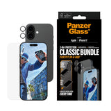 PanzerGlass iPhone 17 2-in-1 Classic Bundle - Screen Protector + Camera Lens Protector - Transparent