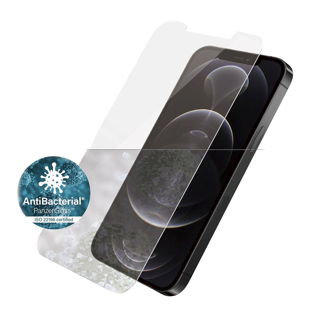 iPhone 12 / 12 Pro PanzerGlass Antibacterial Standard Fit Screen Protector - Transparent