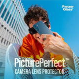 Samsung Galaxy S25+ (Plus) PanzerGlass PicturePerfect - Camera Protection - Platinum Strength - Transparent / Black