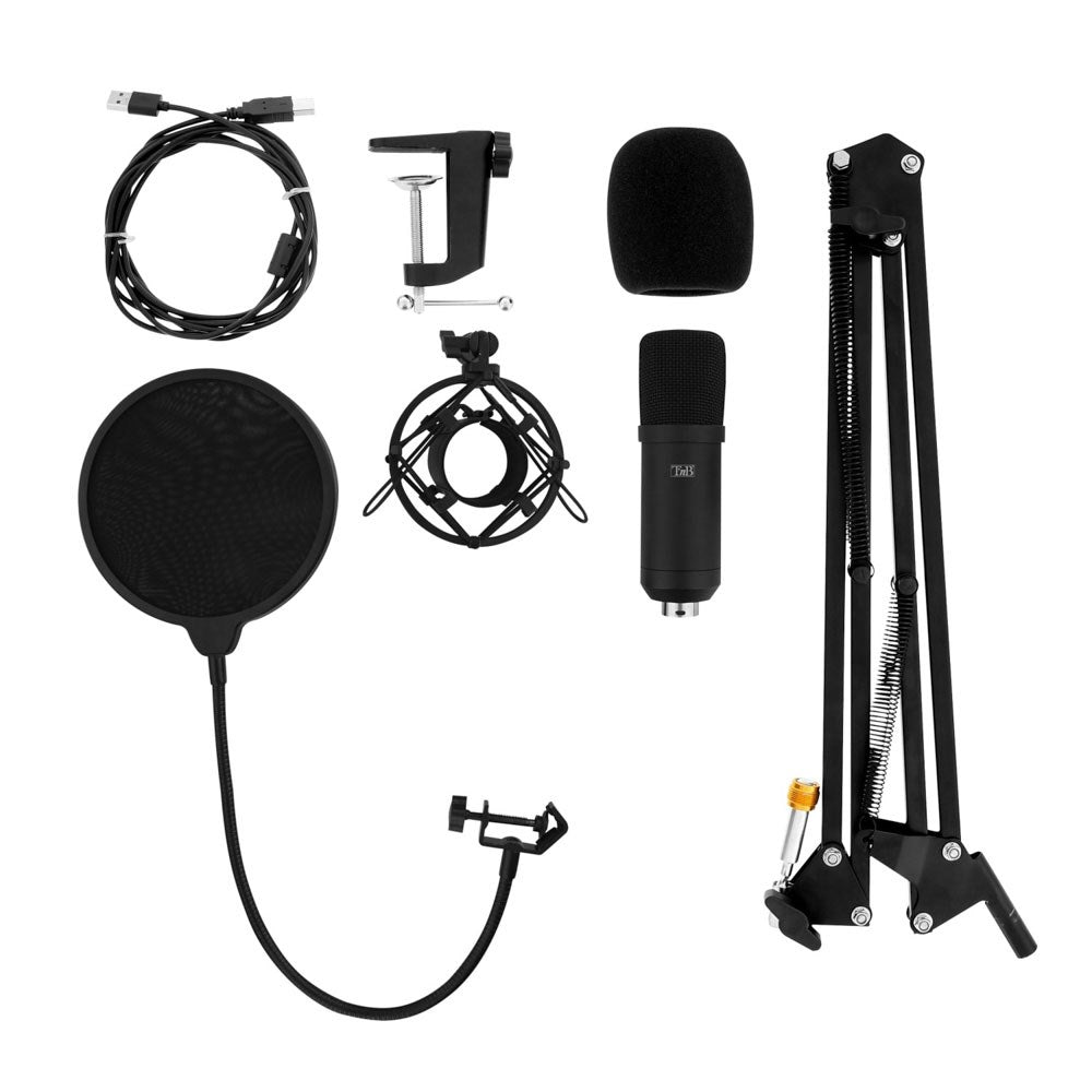 T'NB Complete Streamer Microphone Package - Black