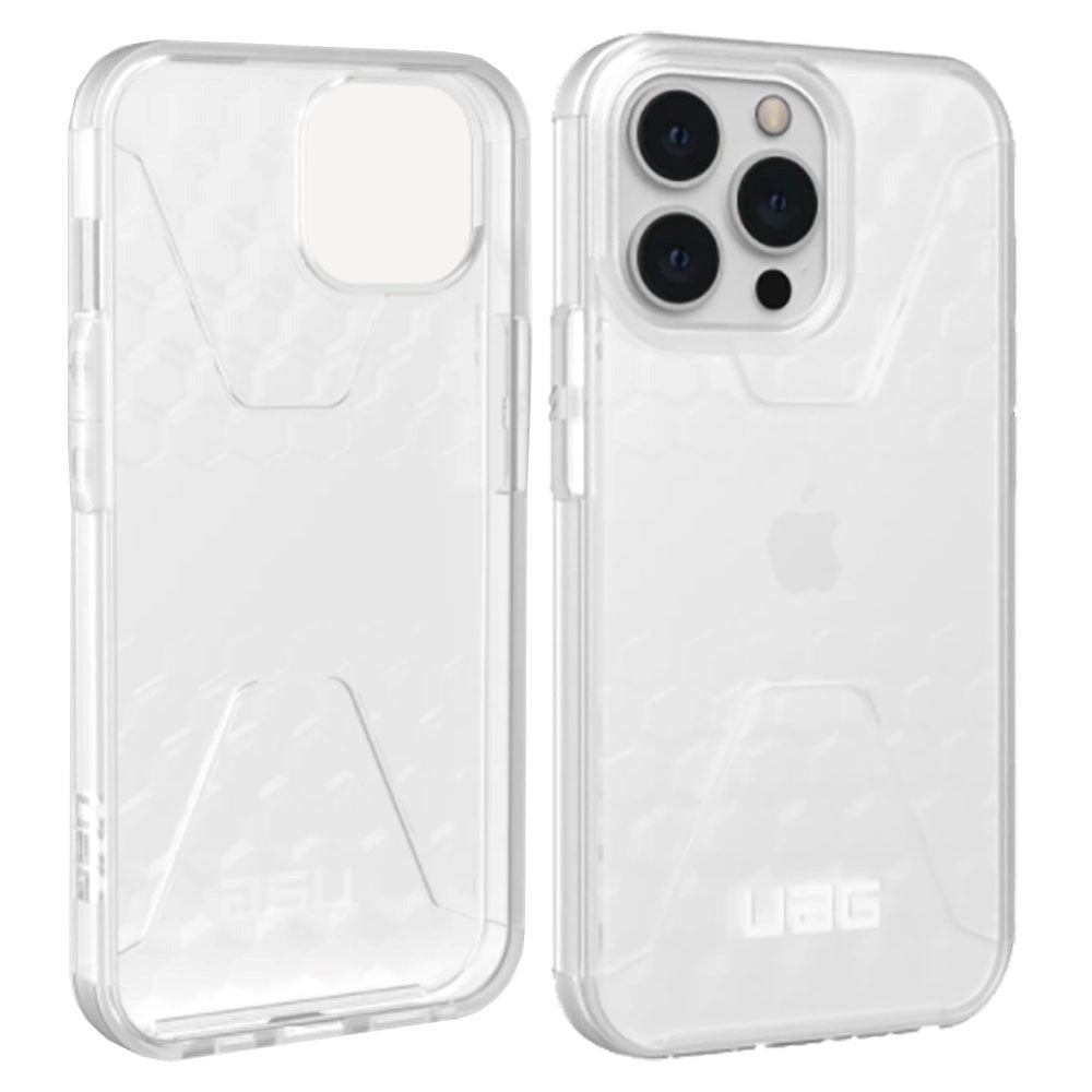 iPhone 13 Pro Max UAG CIVILIAN Series Case - Frosted Ice - Transparent