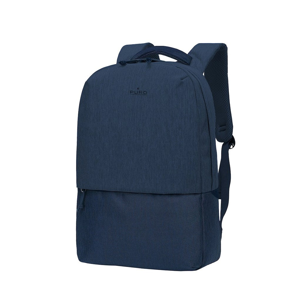 Puro LITE 16" Computer Backpack with Integrated USB-A Port - Dark Blue