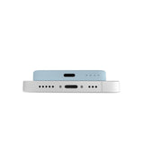 Puro Mini Power Mag 15W Magnetic Powerbank 4200 mAh with USB-C Connector - MagSafe Compatible - Light Blue