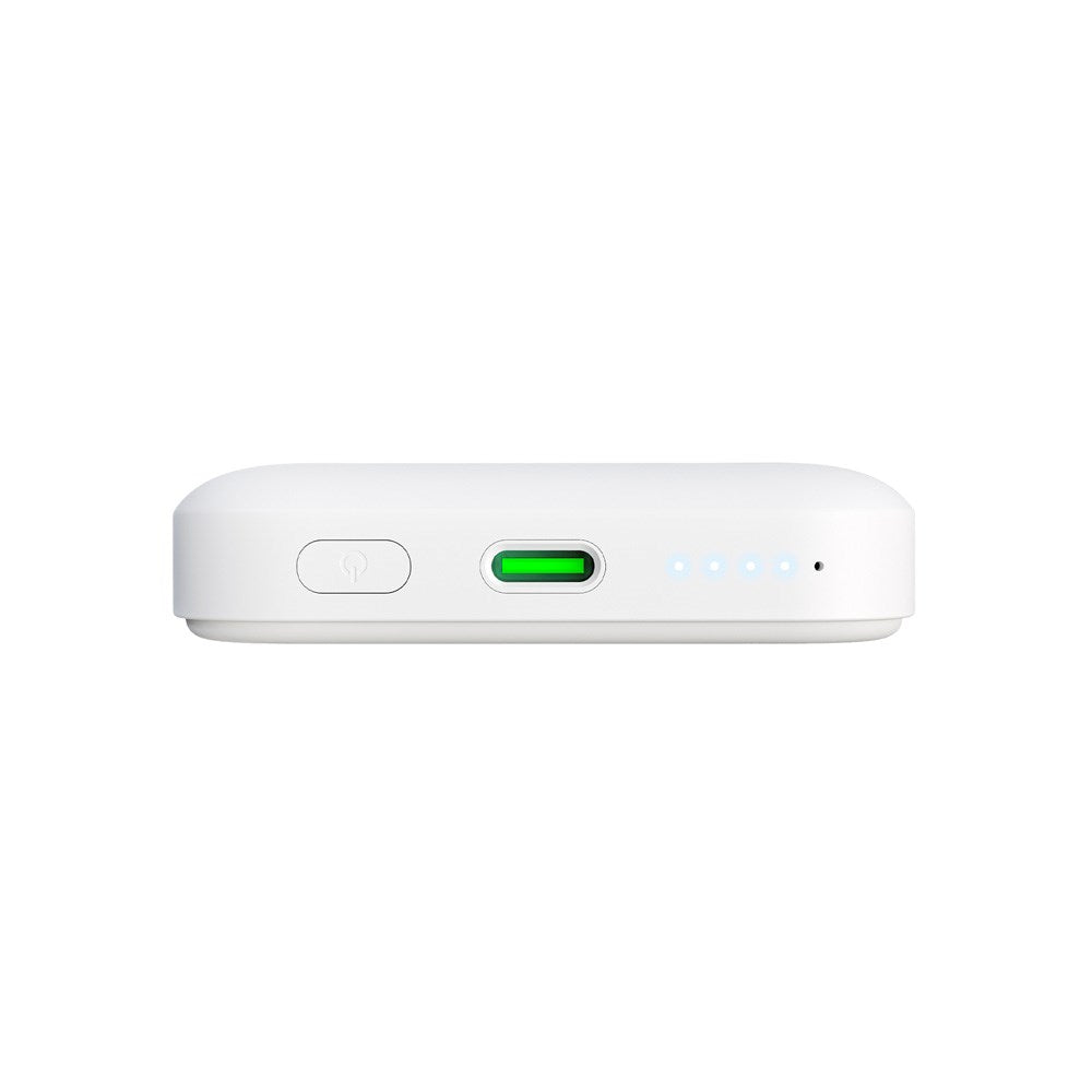 PURO MagSafe Powerbank with Aluminum Stand - 5000 mAh - White