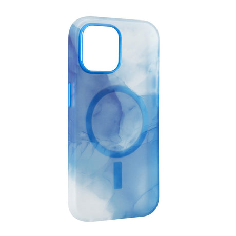 iPhone 15 Puro AQUA Flexible Plastic Case - MagSafe Compatible - Blue