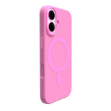 PURO DAYLIGHT Gradient MagSafe Silicone Case - iPhone 16 - Transparent/Pink