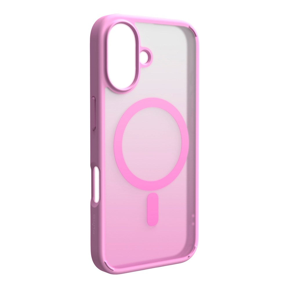 PURO GRADIENT MagSafe Case - iPhone 16 - Transparent/Pink