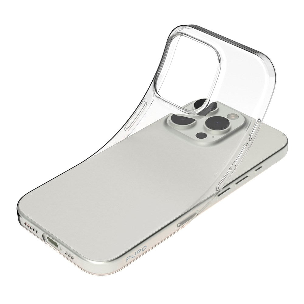 PURO NUDE Ultra Slim Case 0.3mm - iPhone 16 Pro Max - Transparent