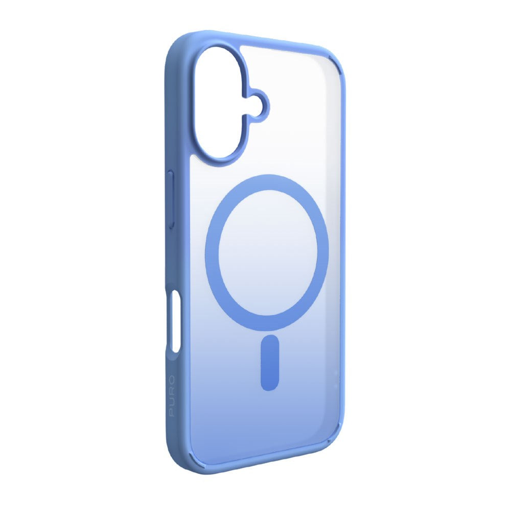 iPhone 17 PURO GRADIENT Case - MagSafe Compatible - Transparent / Blue