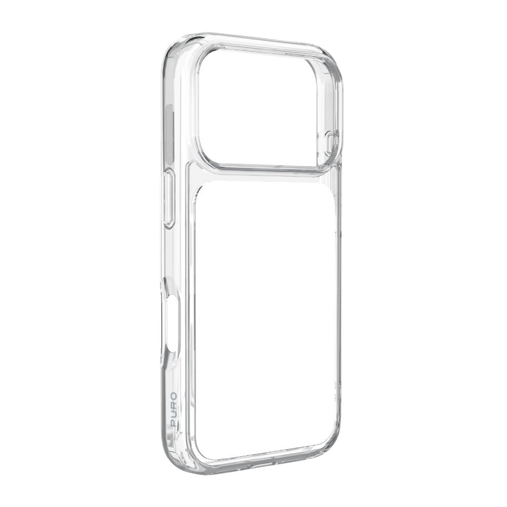 iPhone 18 Pro PURO PLATE MAG Case - MagSafe Compatible - Transparent / White