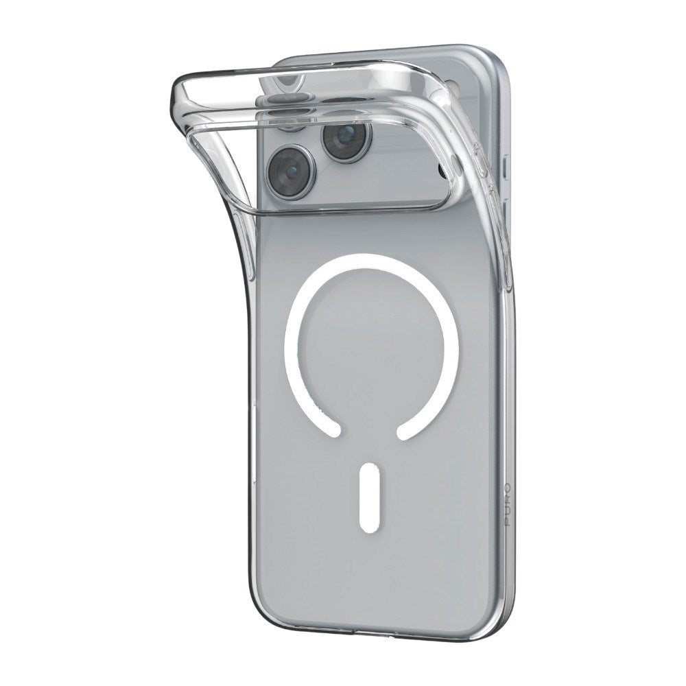 iPhone 18 Pro Max PURO 0.3 MAG Recycled Plastic Case - MagSafe Compatible - Transparent