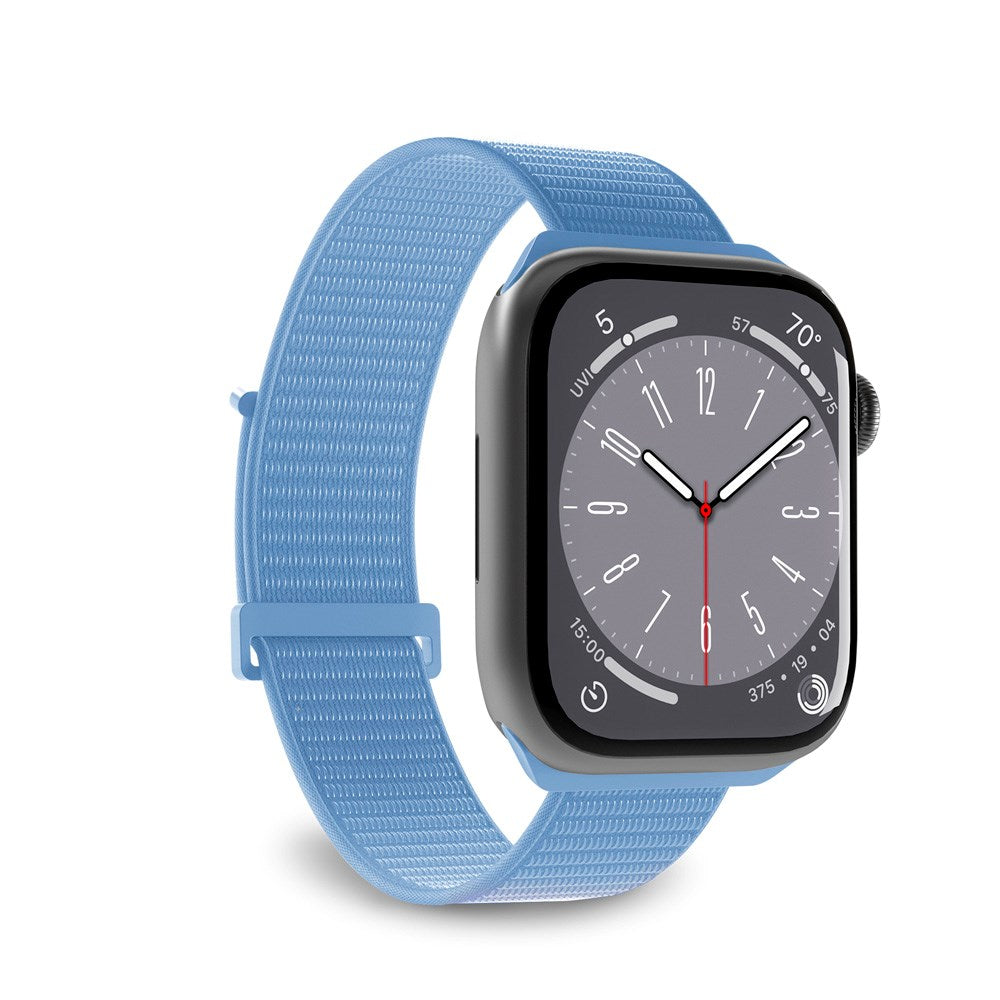 Apple Watch (42/44/SE/45/46/49mm) PURO SPORT Nylon Strap - Blue