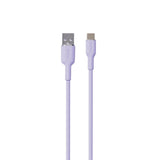 PURO Soft USB-A to USB-C Cable 1.5m - Purple