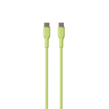 PURO Soft USB-C to USB-C Cable 1.5m - Light Green