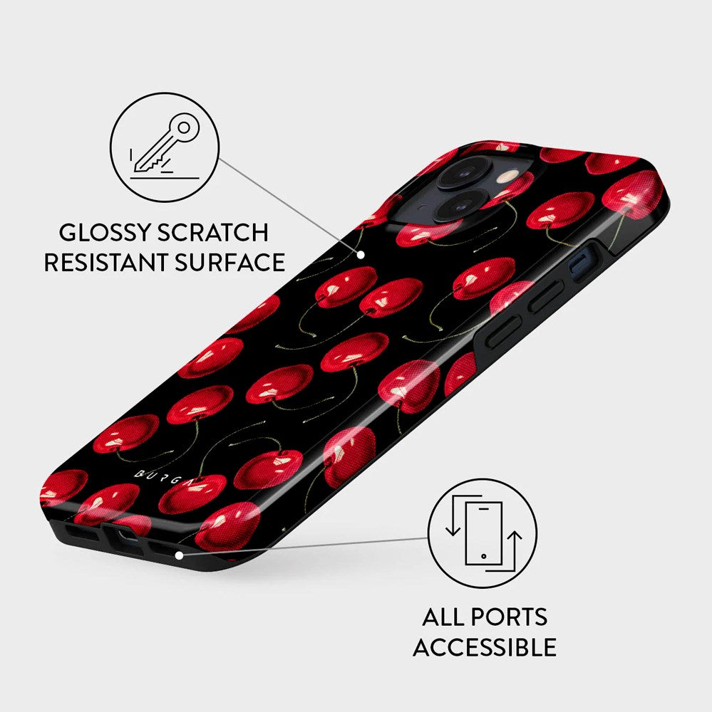 Burga iPhone 13 Tough Fashion Case - Cherrybomb