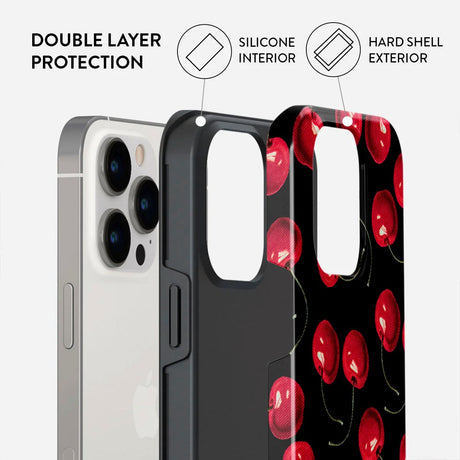 Burga iPhone 13 Pro Tough Fashion Case - Cherrybomb