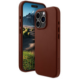 Dbramante1928 iPhone 16 Pro Roskilde Case - 100% Recycled Plastic - MagSafe Compatible - Dark Tan